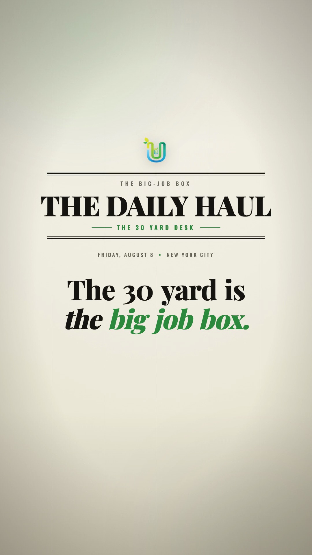 Watch: The 30 Yard Dumpster, Decoded: What It Holds, and the Honest 30 vs 20 Call